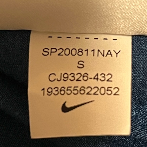 Nike Dri Fit Womens S Top Short Sleeve Side Slits Workout Activewear Blue - Picture 8 of 13